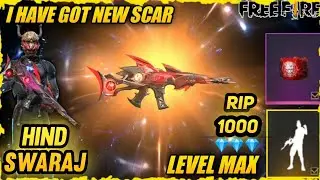 FREE FIRE || NEW GUN || MEGALODON ALPHA SCAR || FULL REVIEW || FULL DETAILS 👍👍