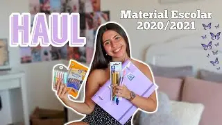 HAUL DE MATERIAL ESCOLAR 2020/2021 | BACK TO SCHOOL #1 | Nicole Gomes