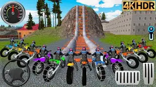 Black De Carros - Motor Dirt Bike Racing Simulator - OffRoad Bike Stunt Driving - Android Gameplay