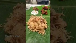 🤤😍💥vera level marriage function sapadu at Thanjavur maharaja mahal #shorts #mutton #food