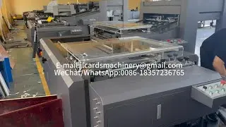 PK54-55 Automatic Playing Card Slitting Machine Poker Card Slitter Matching Collating Machine