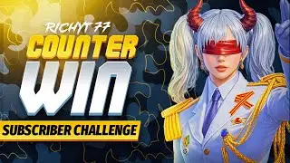 COUNTER WIN SUBSCRIBER CHALLENGE BGMI PC HIGH GRAPHICS GAMEPLAY 🔥