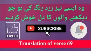 Translation of verse 69 |Translation of Surah Al-Baqarah | LEARN THE QUR'AN