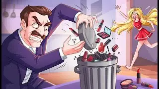 My dad never let me wear makeup | new animated story 2026