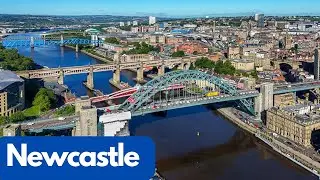 Newcastle Bliss: Soothing Aerial City Views