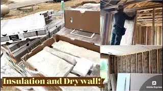 Home Insulated / Drywall Work has Begun: Pt 7 Luxury Home Semi Custom Build