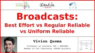 Broadcasts: Best Effort vs Regular Reliable vs Uniform Reliable | Vivien Quema