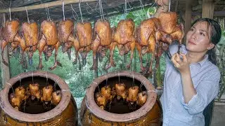 Ducks Recipe | Roasted Ducks in Jar with Khmer Ingredient