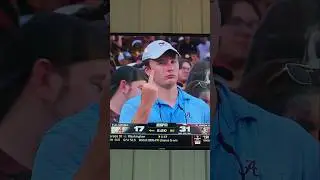 Alabama fan gives camera middle finger  #class Bama vs Fl. State