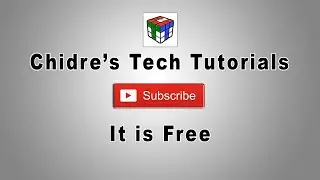 Subscribe to Chidre's Tech Tutorials - It's Free and Best Educational Channel 🚀