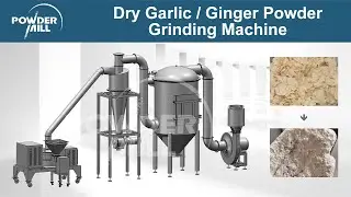Dry Garlic / Ginger Powder Grinding Machine, Ultrafine Grinder Machine, Powder Milling Machine
