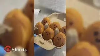 YouLookYummy257| Smiling Egg Puffs with Molten Lava 爆浆鸡蛋仔超可爱，我一次性炫10个！
