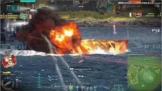 WOWS MAZ6R Mazda & MadNoxxi Brawl to Victory!