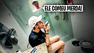 COMI BOSTA NA FRENTE DO MEU IRM&Atilde;O&hellip;