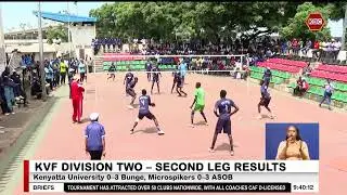 KVF Division Two I Bunge Team and Kenya Navy maintain their unbeaten runs
