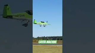 GREEN MACHINE - Pretty plane💯💯 #shorts #aviation