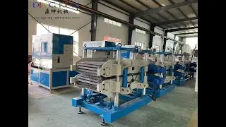 Automatic Haul-off and Cutting Machine for Plastic Rod Extrusion Line
