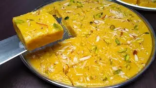 Besan Barfi बिना चाशनी के बनाये बेसन की बर्फी बनाने का एकदम नया तरीका |Barfi, gramflour chakki barfi