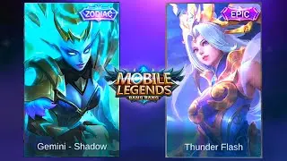 Selena | Thunder Flash Epic Skin VS Gemini - Shadow Zodiac Skin |