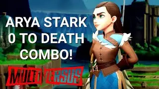 ARYA STARK 0 TO DEATH COMBO! MultiVersus Open Beta Early Access!
