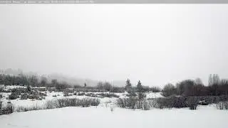 Teton Time Lapse of sunrise viewed from Hatchet Resort on January 25, 2026