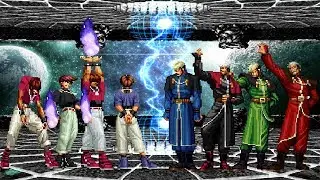 KOF MUGEN Chris Team vs Goenitz Team
