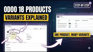 Odoo 18 Product & Product Variant Configuration | End-to-End Products Setup Tutorial #odoo #odoo18