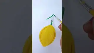 How to Draw a Lemon 🍋🍋 || Very Easy Painting 🖌️🎨 || Beautiful Lemon Drawing | Step by Step #rongtuli