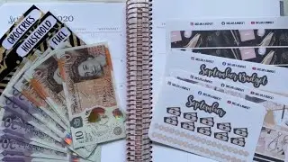 September Budget | CASH Envelope Stuffing | Come PLAN with me | Come Budget With Me | PLANNER LAYOUT