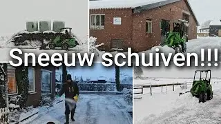 Sneeuw schuiven met de Avant | Boer Gerrit vlogt 
