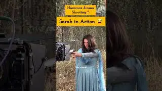 Ayeza khan aka Sarah in Action | Humraaz Shooting |Humraaz Ep  23 bts#humraaz#ayezakhan #ferozekhan