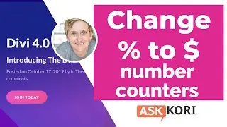 Изменить % на $ в теме Divi &mdash; простое решение