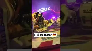 Rollercoaster center in Hamburg Germany #hamburger #dom