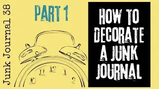 Как украсить дневник из бросовых материалов, часть 1 #junkjournal #junkjournalideas