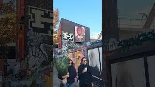Billboard on Wall Bricklane east Loondon #shorts #video #london #bricklane