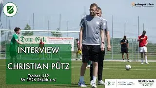 CHRISTIAN PÜTZ Trainer der U19 vom SV 1926 Rheidt e.V.