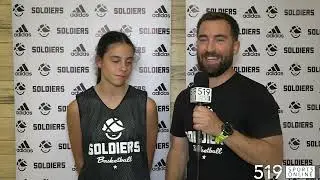 3 players from Spain taking part in the Tri-County Soldiers Elite Basketball Camp