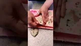 Unmoulding these Confetti soap hearts 🤍🤍 #soapasmr #soapunmolding #coldprocesssoap #madeinscotland