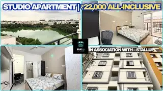 Premium 1RK Studio Apartment for Rent in Bangalore | ₹22,000 All-Inclusive