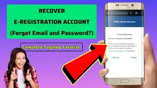 Paano mag Recover ng E-REGISTRATION Account? | Forgot Email and Password?