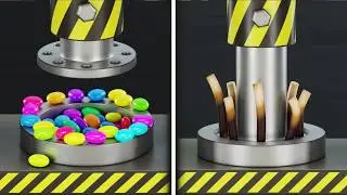 Hydraulic Press 3D Model | Watch It Crush & Compress in Action!