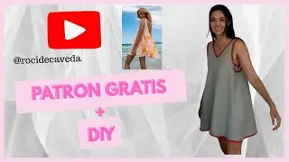 C&oacute;mo hacer un VESTIDO DE PLAYA paso a paso (Patr&oacute;n GRATIS)
