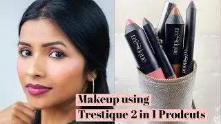 5 MINUTE MAKEUP using New TRESTIQUE Products | BEST TRAVEL MAKEUP KIT