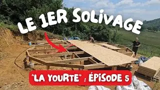 PLANCHER de la yourte : le 1er solivage [LA YOURTE : &Eacute;PISODE 5]