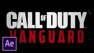 Create a Call of Duty Vanguard Intro in 15 minutes -  After Effects Tutorial: No Plugins