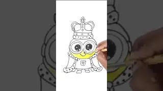 Easy Minion Draw #drawing #painting #coloring #art