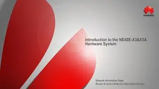 Introduction to the NE40E-X3 X3A Hardware System