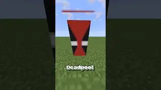 Deadpool Banner Design In Minecraft #minecraft #foryou #shortfeed #cool #minecraftbannerdesigns