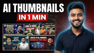 AI Thumbnails in 1 Minute 🔥 (No Photoshop, No Design Skills)