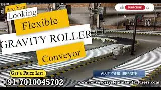 Flexible Gravity Roller Conveyor System | Chennai | Bangalore | Bangladesh |  | Sri Lanka  | India